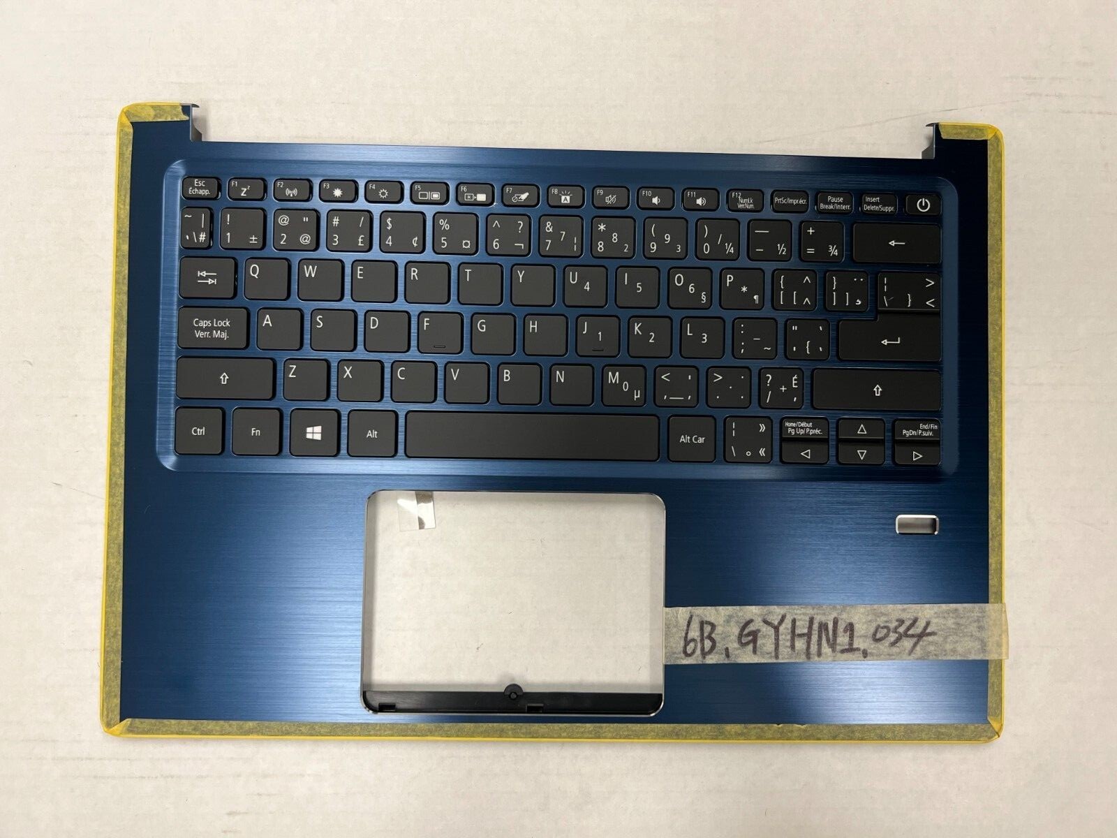 Acer Swift SF314-54/SF314-54G Palmrest Backlit Keyboard Blue 6B.GYHN1.034 FRENCH