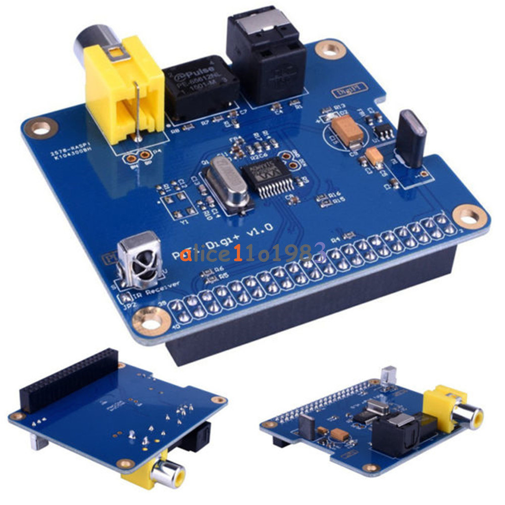 HIFI PIFI Digital Sound Card I2S SPDIF Optical Fiber Module for Raspberry pi 2/3