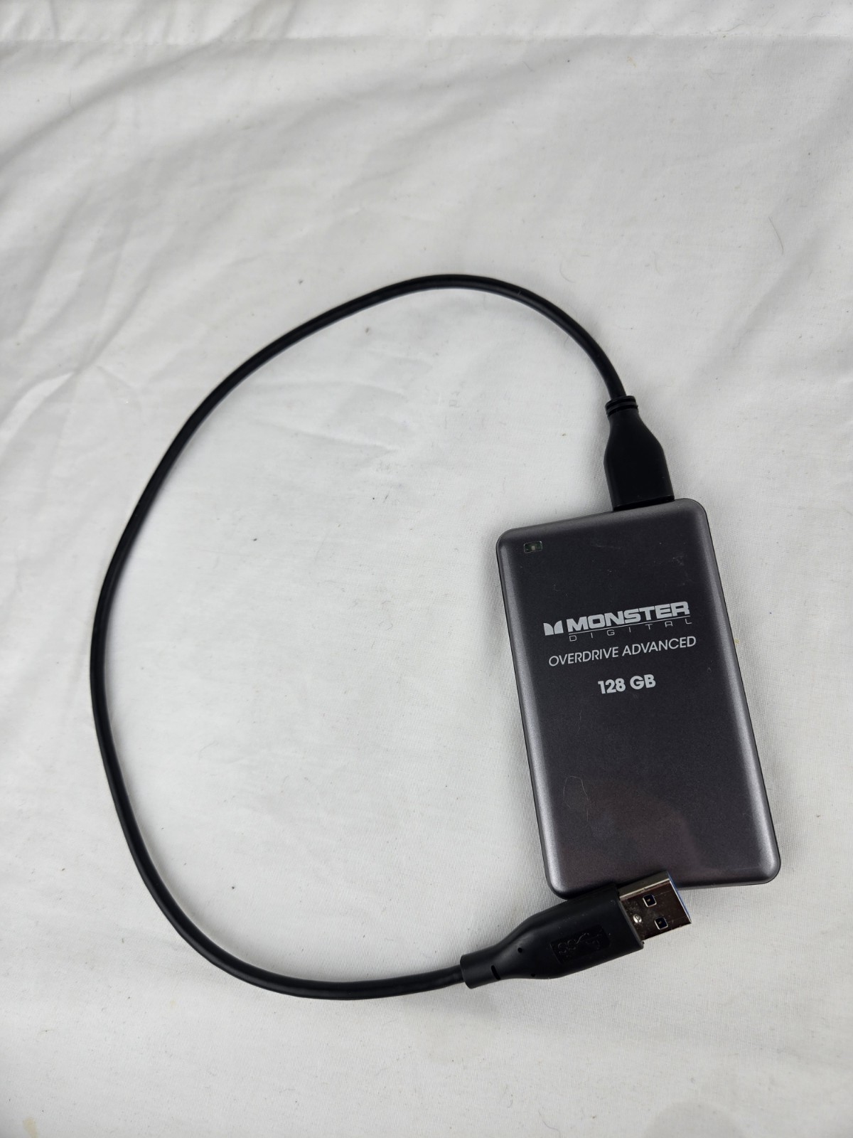 Monster Digital Overdrive Advanced 128GB External SSD USB 3.0 Portable Mac/PC