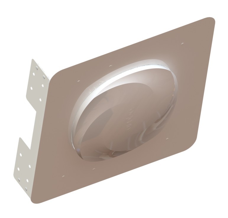 Ventev Wi-Fi Right Angle Wall Bracket For Aruba 755 Access Point 611165