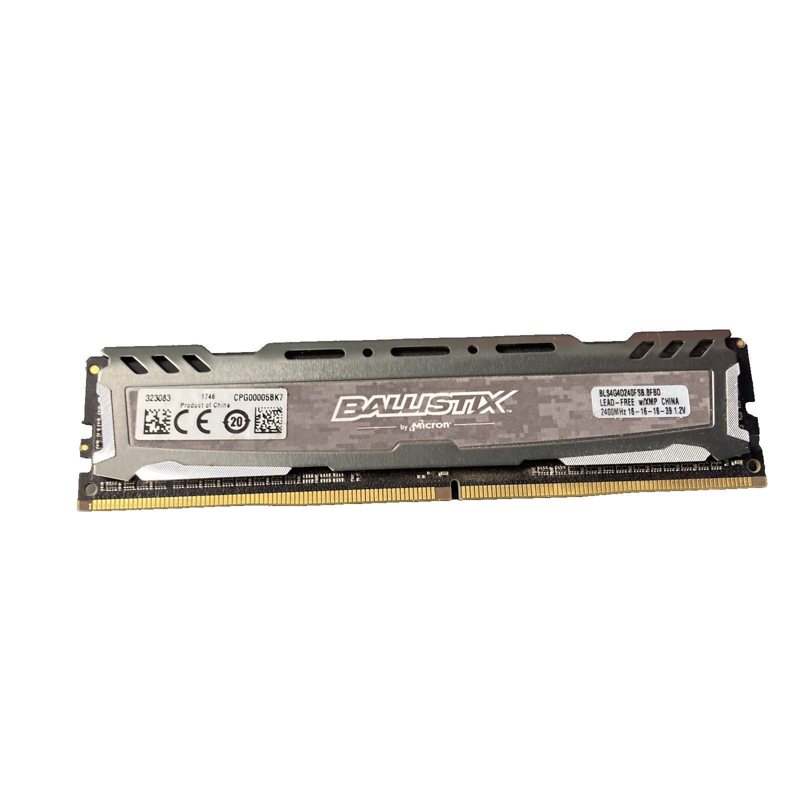 Micron Ballistix 4GB DDR4 2400Mhz  BLS4G4D240FSB.8FBD Desktop Ram 16-16-16-39
