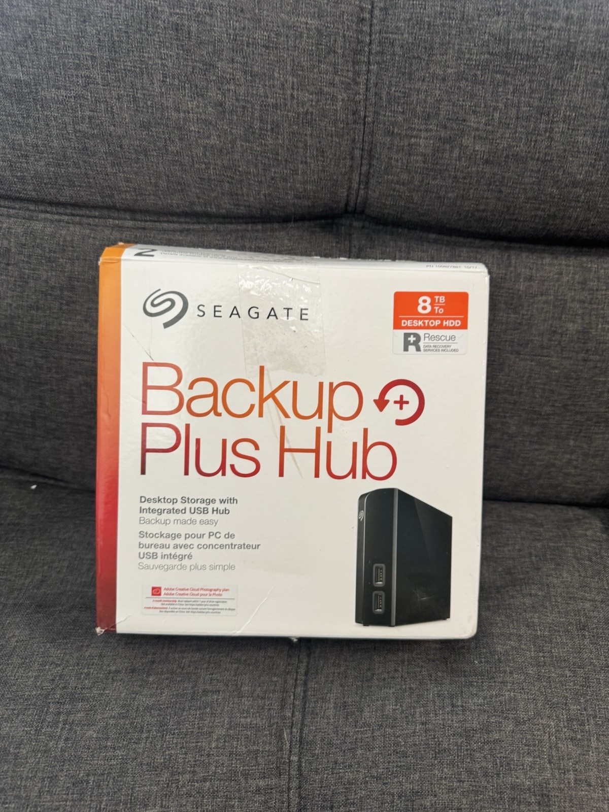 Seagate Backup Plus Hub 8 TB External Hard Drive - Black