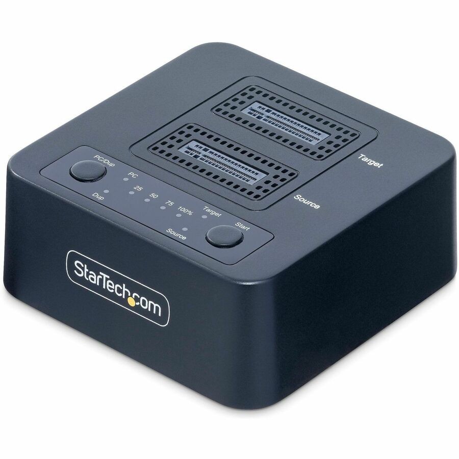 StarTech 1:1 M.2 NVMe Drive Duplicator, 90GBpm Standalone M.2 SSD Cloner/Copier,