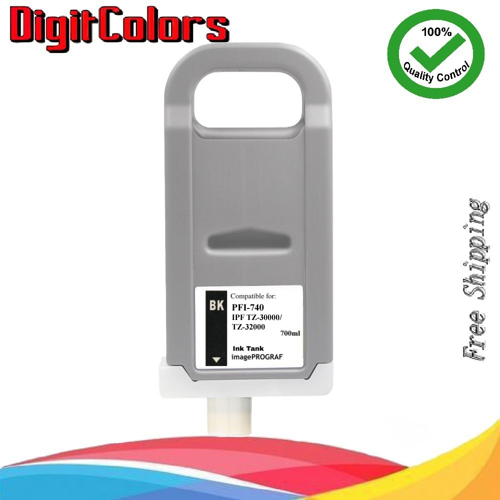 PFI-740 Black Ink Cartridge Fit Canon iPF  TZ-30000 TZ-32000