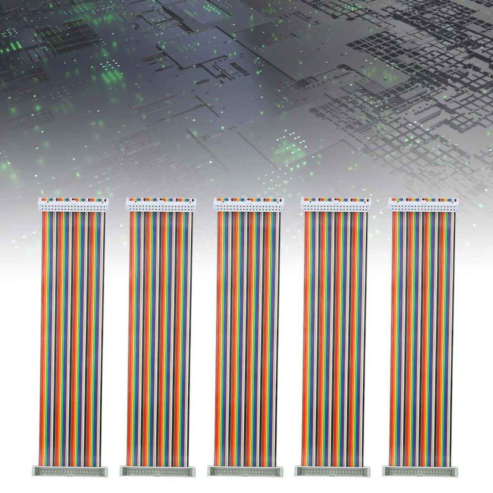 5Pcs GPIO Cable For Male To Female 40pin Wire Computer Accesso NZOM