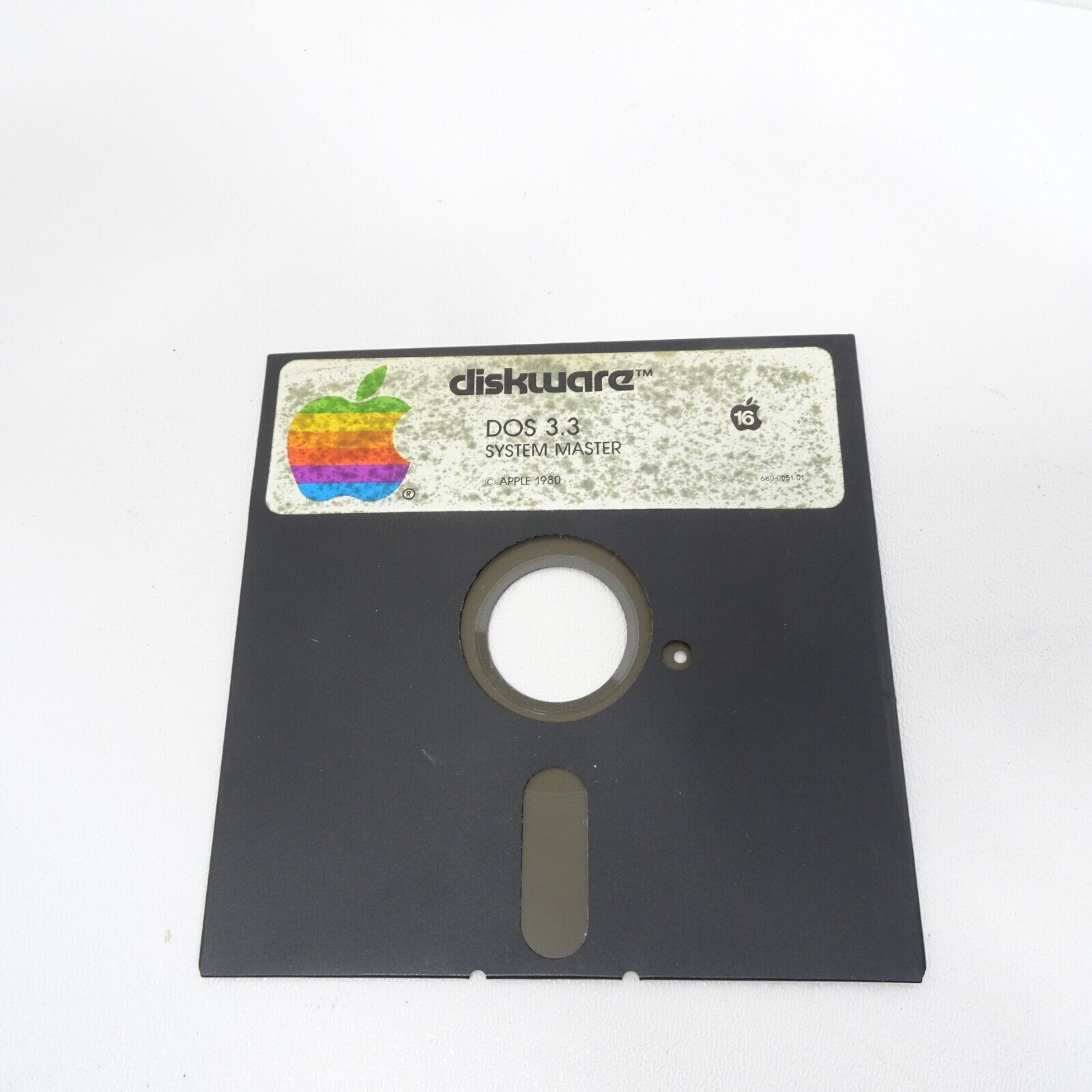 Vintage 1980 Apple Diskware DOS 3.3 System Master Apple II 5.25\