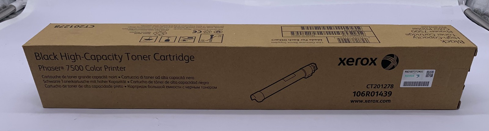 Genuine Xerox 106R01439 High Yield Original OEM Black Toner Cartridge