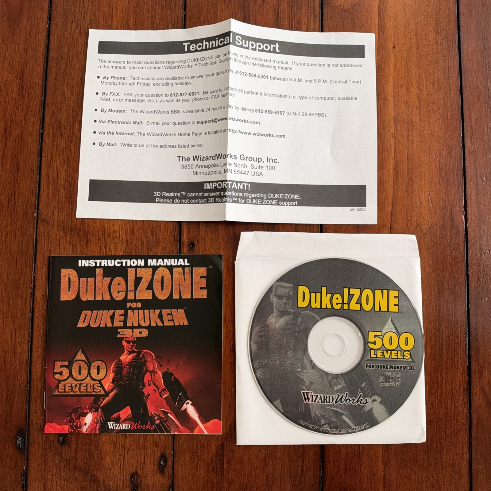 DukeZone for Duke Nukem 3D Windows PC 1996 Add 500 Levels Vintage Rare Ed.