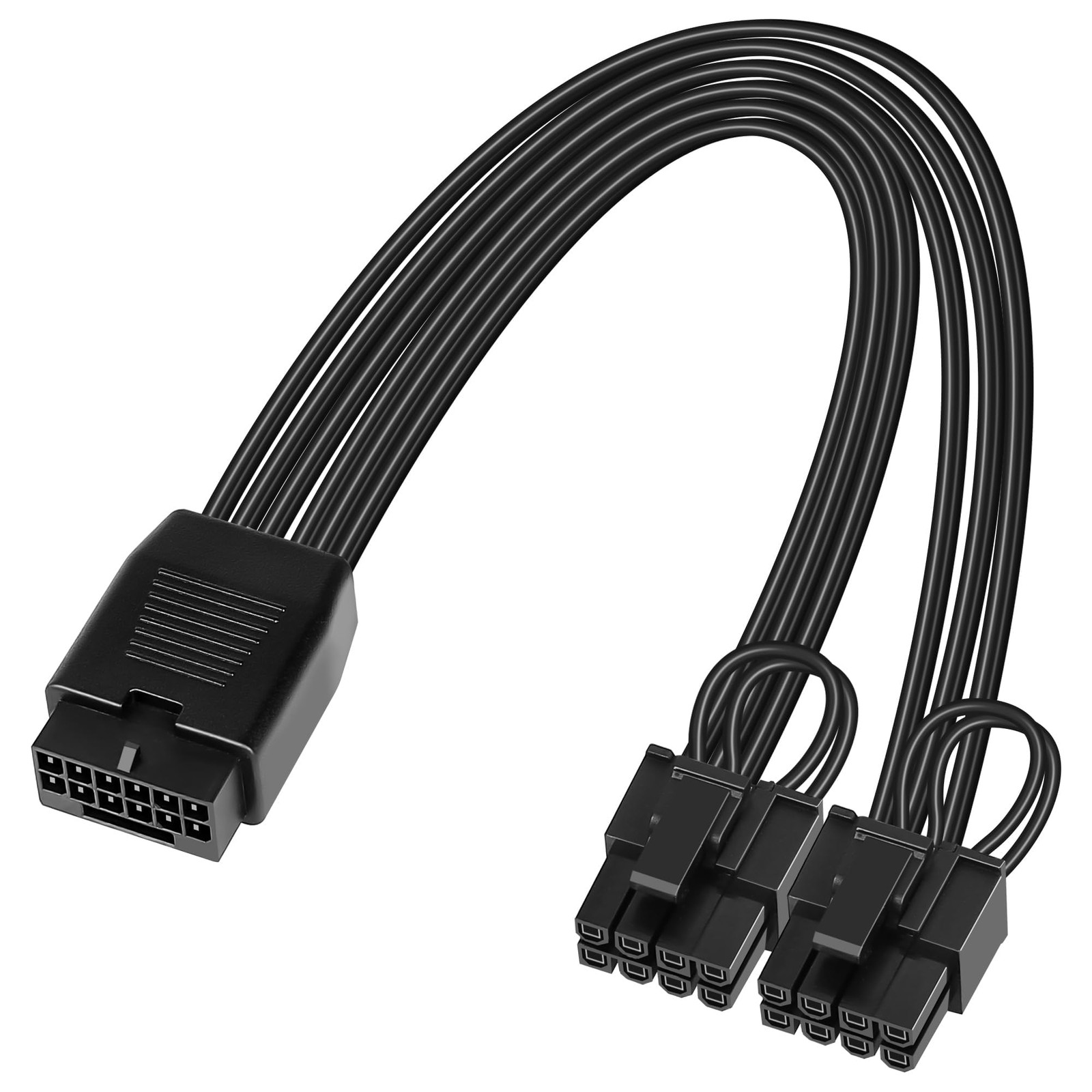 12VHPWR Conversion Cable 16 Pin 12+4 Female to Dual PCIe 8 6+2 Male 6.8in 17cm