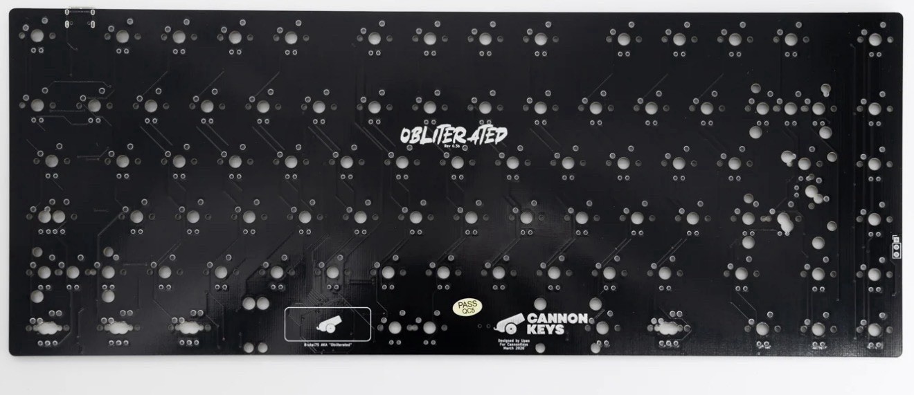 CannonKeys Obliterated PCB X2 & Devastating X2; 4 PCBs Total. New In Packaging.