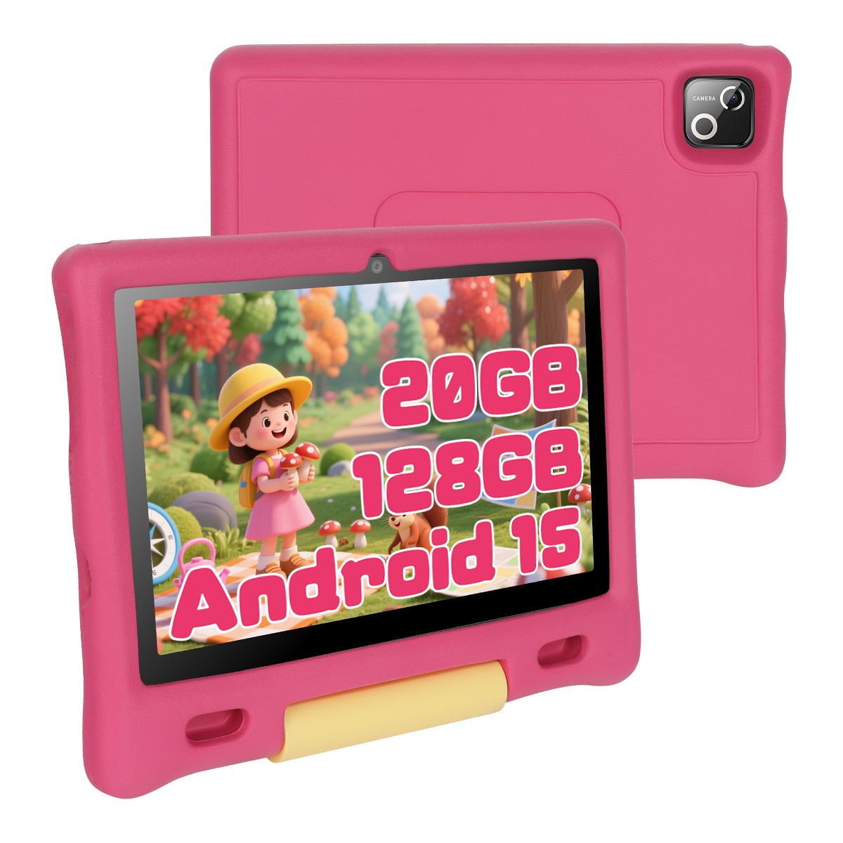 10 Inch Kids Tablet,Android 15 tablet for kids Octa Core,20GB+128GB (1TB TF) PC
