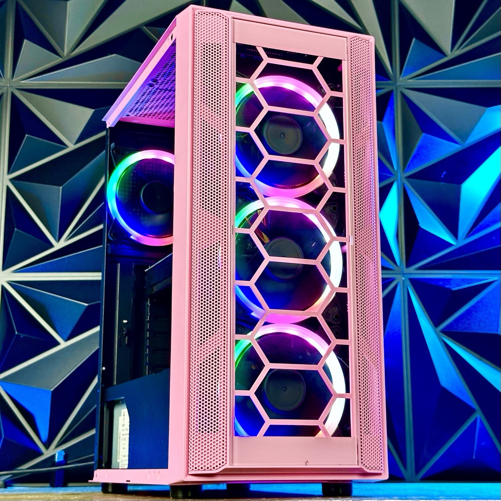 Custom Pink Gaming Desktop PC intel i7 3.40 Quad 32GB 2TB + SSD Nvidia RTX 4060