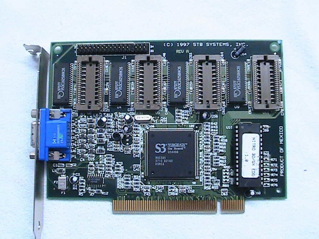 1 USED STB SYSTEMS VIDEO CARD 210-0262-001
