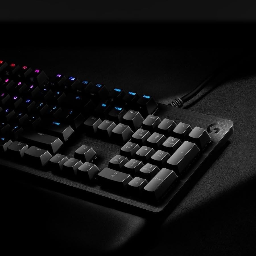 BLACK - LOGITECH G512 CARBON LIGHTSYNC RGB MECHANICAL GAMING KEYBOARD WITH GX