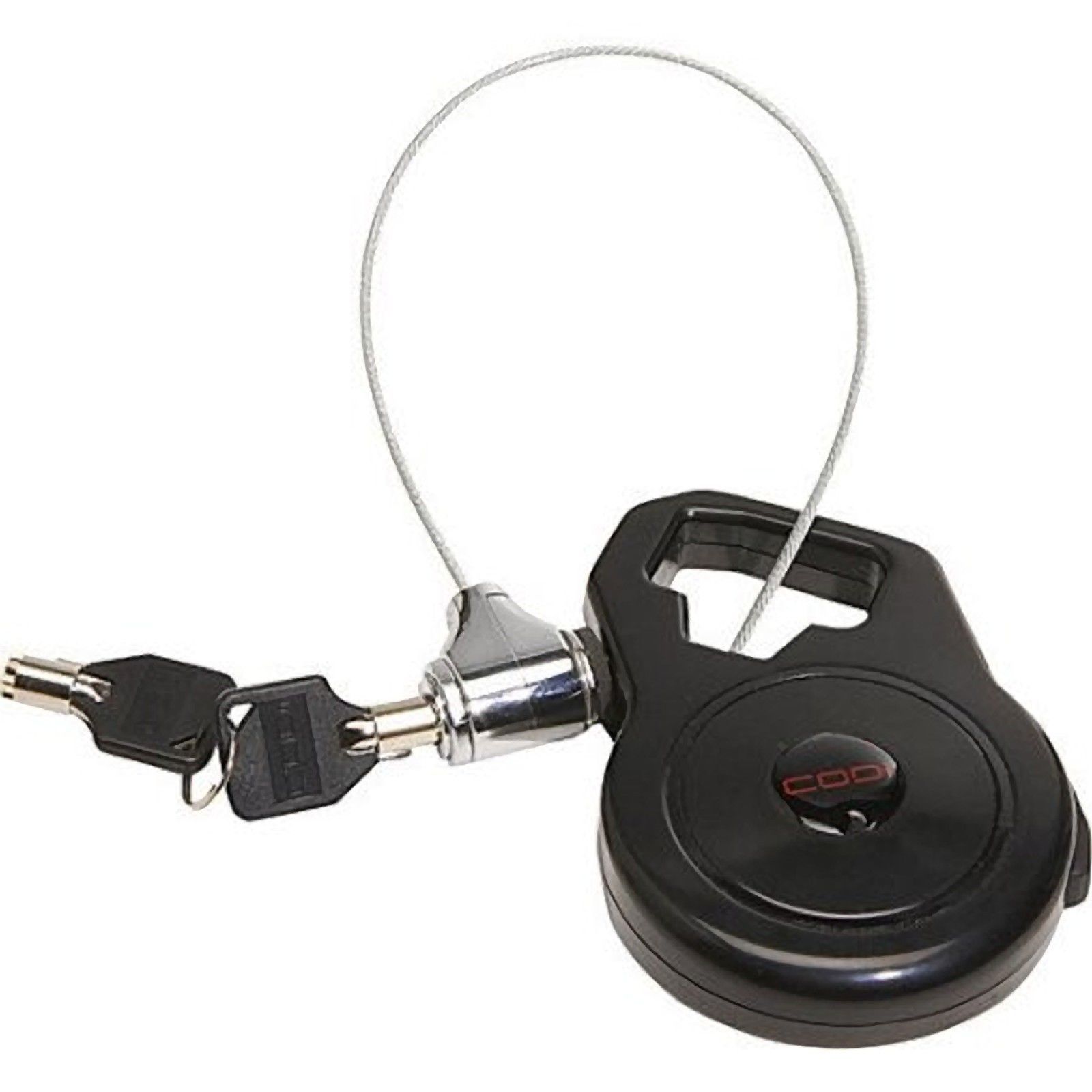 CODi Retractable Cable Lock Laptop Notebook Computer Security Keyed Lock Chain