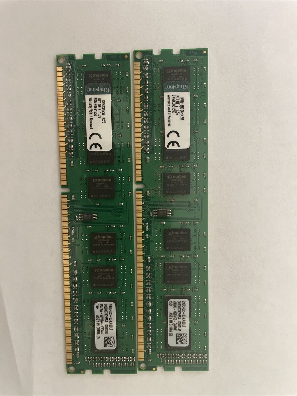 Kingston 8GB (2X4GB) KVR13N9S8HK2/8 1333MHz DDR3 Desktop RAM