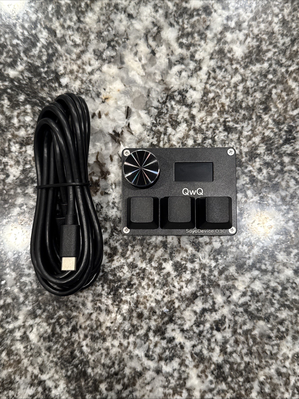 SayoDevice 3-Key O3C OSU Rapid Trigger Custom Keyboard Black