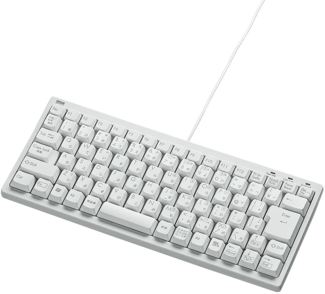 New Sanwa Supply Compact Keyboard White SKB-KG3WN2 from Japan