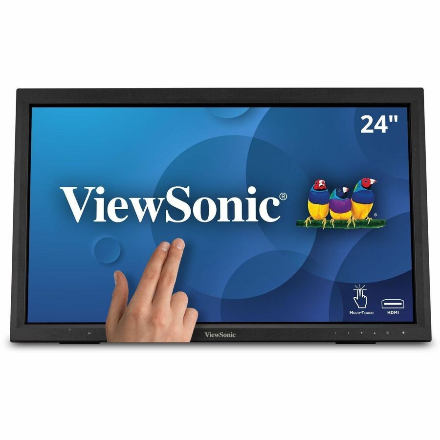 ViewSonic TD2423D 24 Inch 1080p Touch Screen Monitor, 10-Point Multi IR Touch