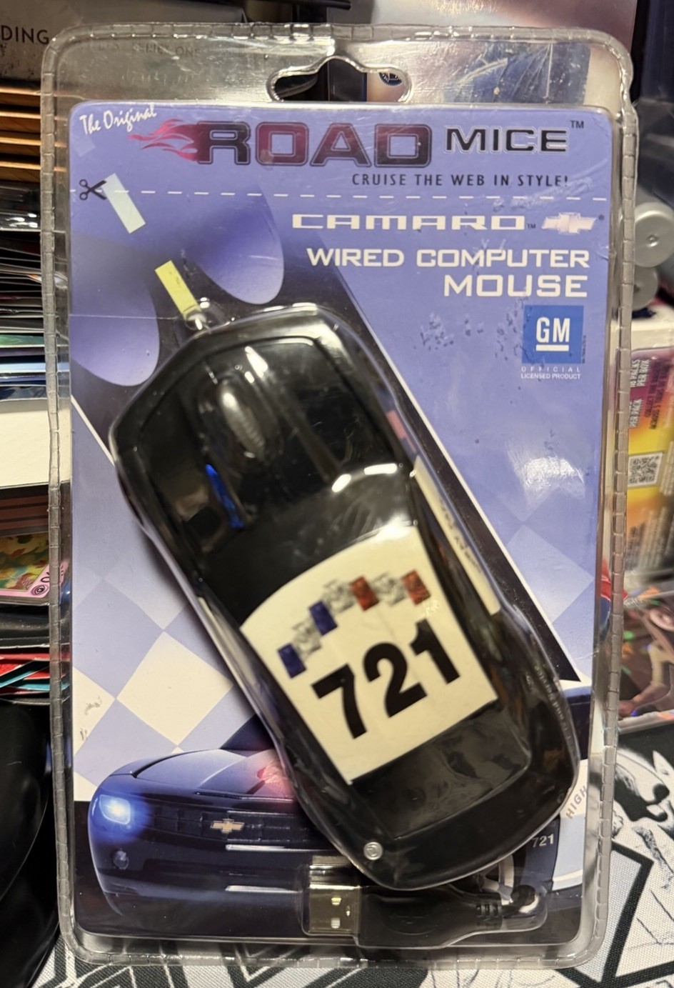 The Original Road Mice Computer Mouse Highway Patrol Camaro Wired NEW 2008 Rare