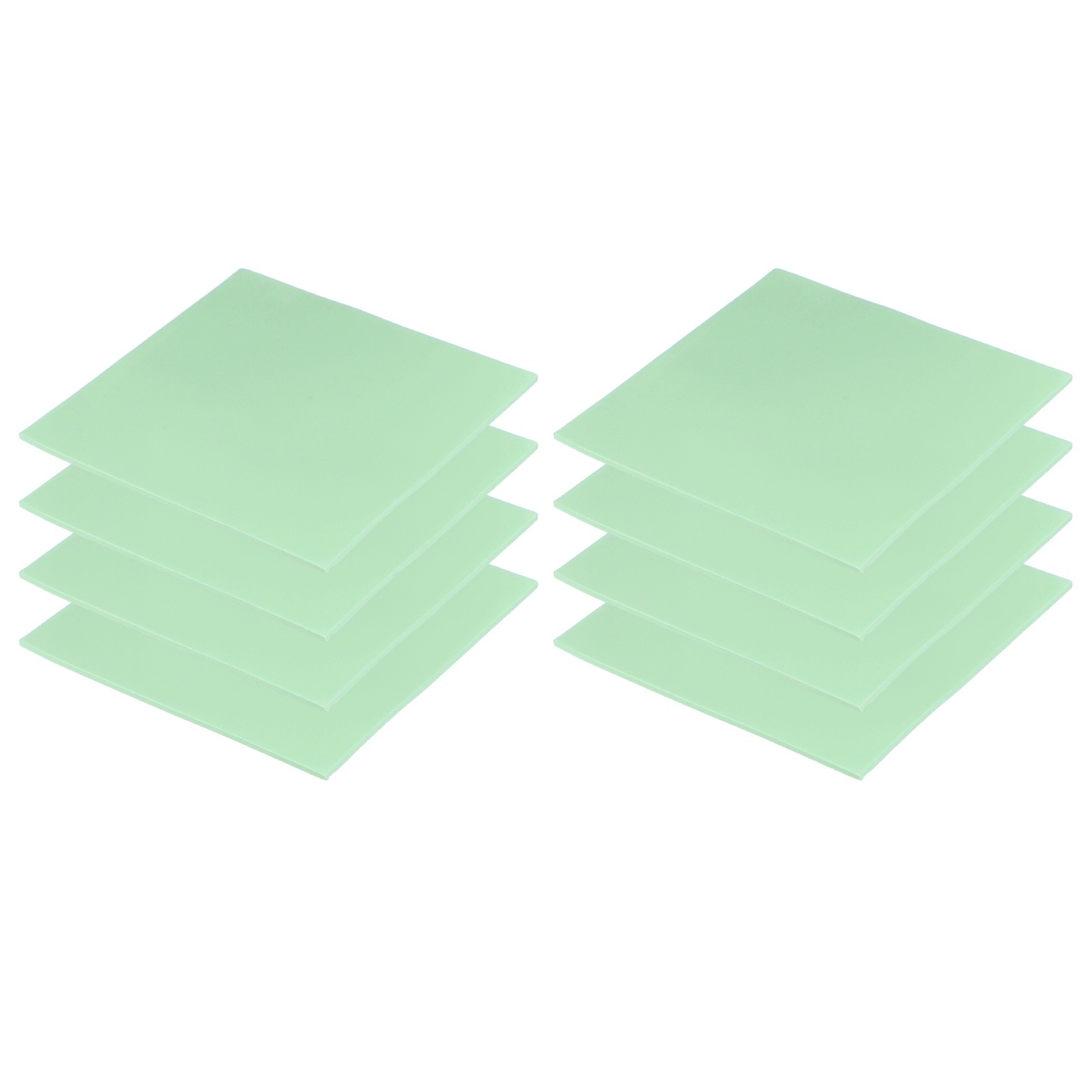 8 Pcs Thermal Pads 100x100x2mm for CPU GPU M.2 SSD NVMe Green
