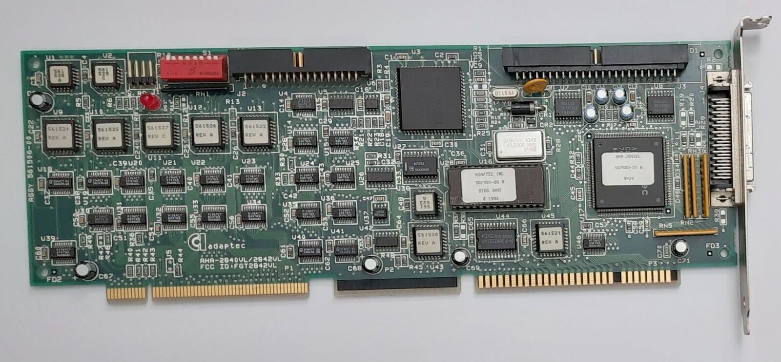 adaptec AHA-2842VL SCSI Floppy VLB Controller (1993, Retro)