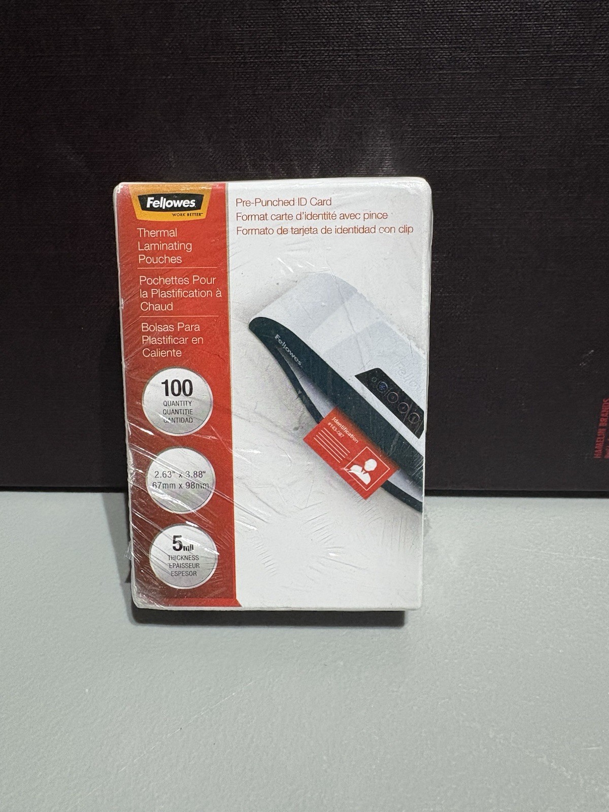 Open Box Fellowes Thermal Laminating Pouches CRC52007