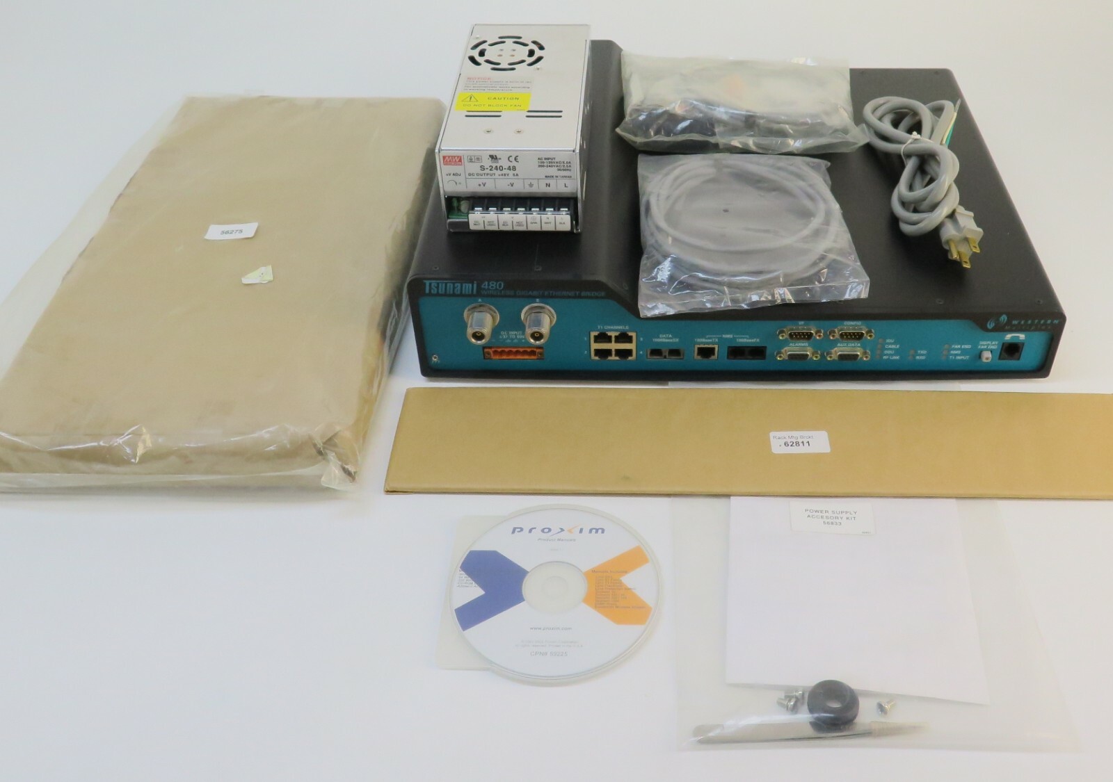 Proxim 56439 Tsunami 480 Wireless Gigabit Ethernet Bridge -Accessories 301-27910