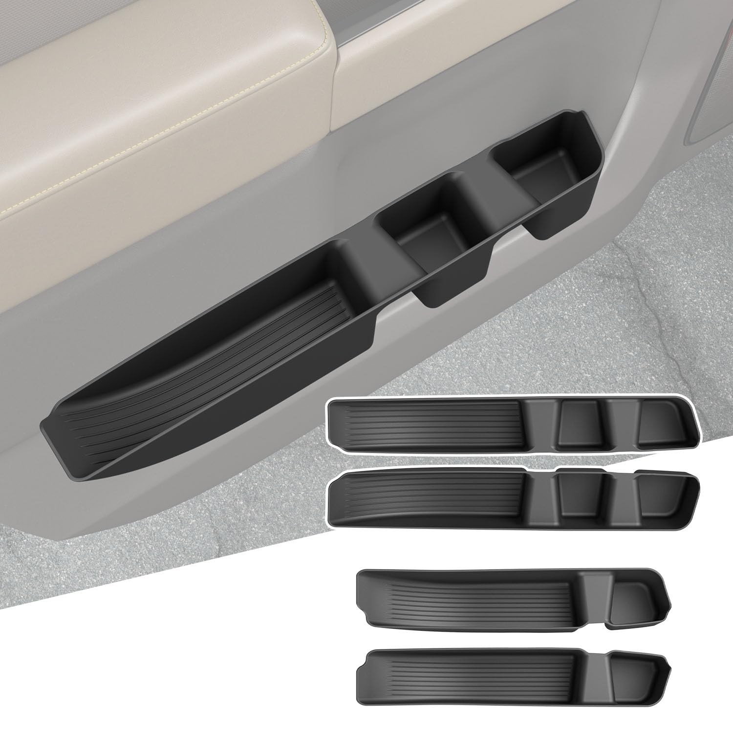 4PCS Door Side Storage Box Compatible with 2022-2026 Chevy Silverado GMC Sier...