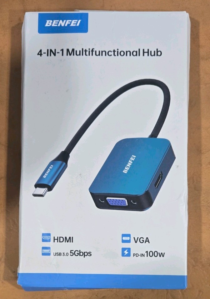BENFEI Compact 4-in-1 USB-C Hub