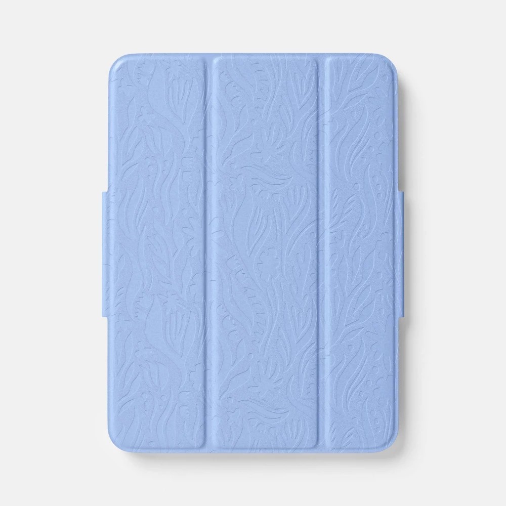 iPad Pro 11 (4th Gen) and Air (5th Gen/M2/M3) Case - heyday Peri-Blue Debossed: 