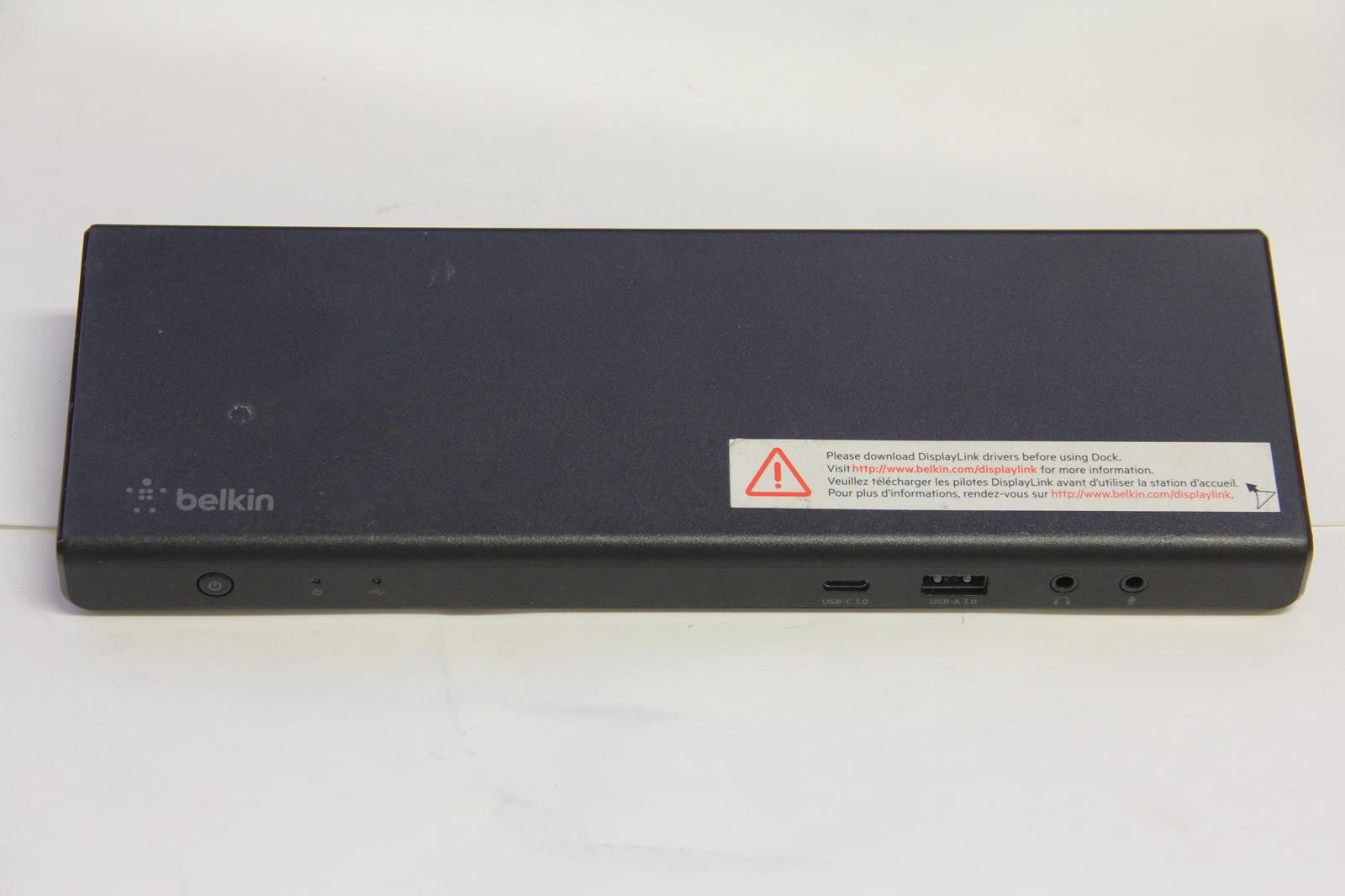BELKIN INC007 CONNECT Universal USB-C Triple Display Dock No Power Adapter
