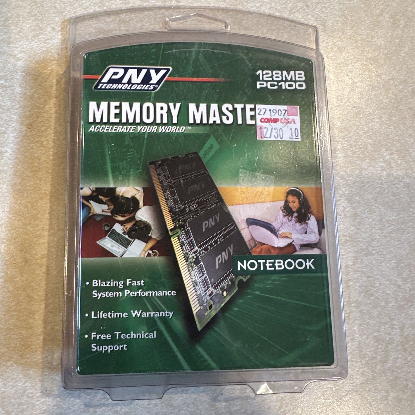 PNY - 128MB PC100 SoDIMM Notebook Memory Model:6416YESWMC SKU:3910129