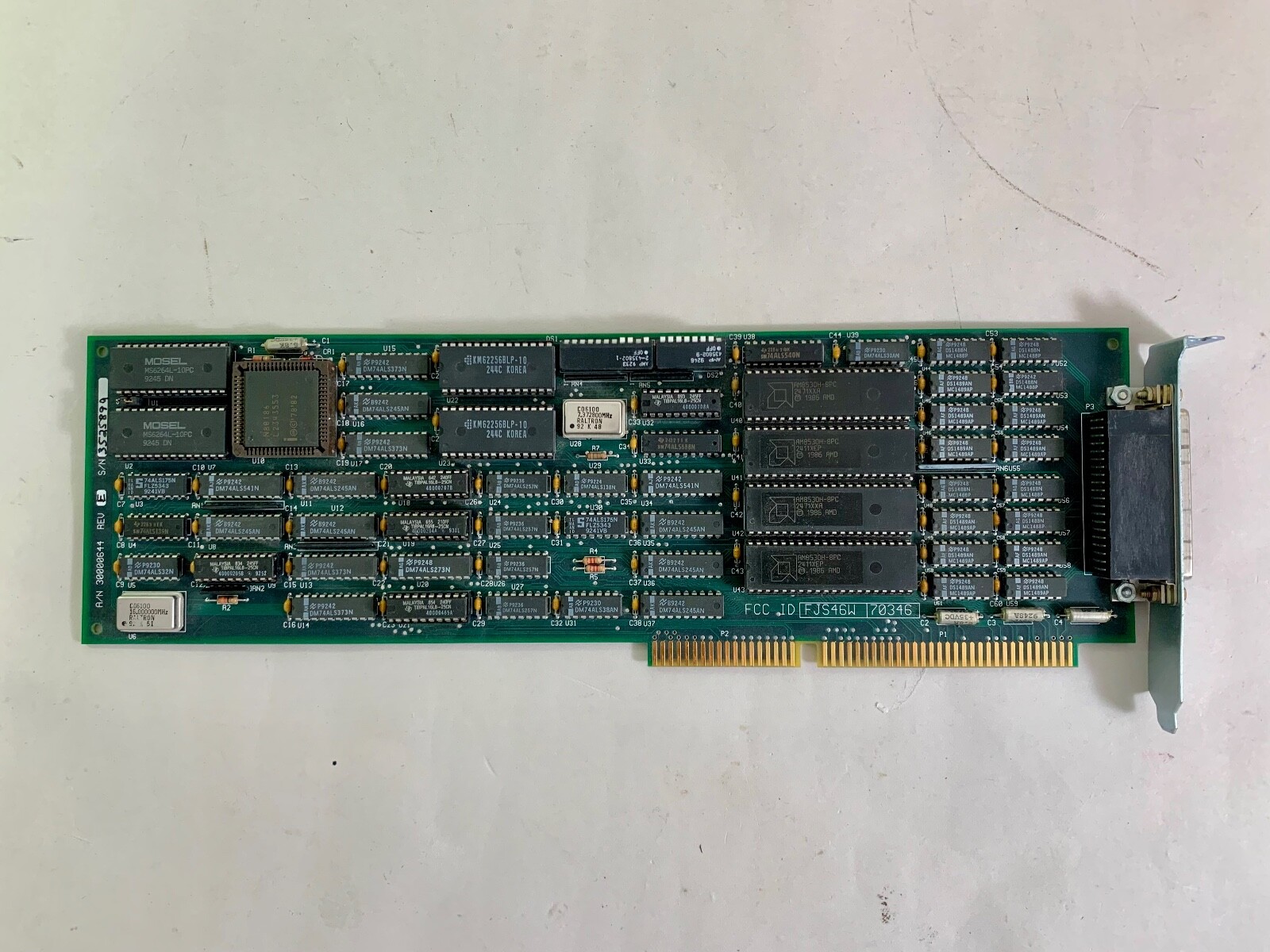 Digi DigiBoard PC/8E 8-Port RS-232 Serial Communication ISA Card - Vintage