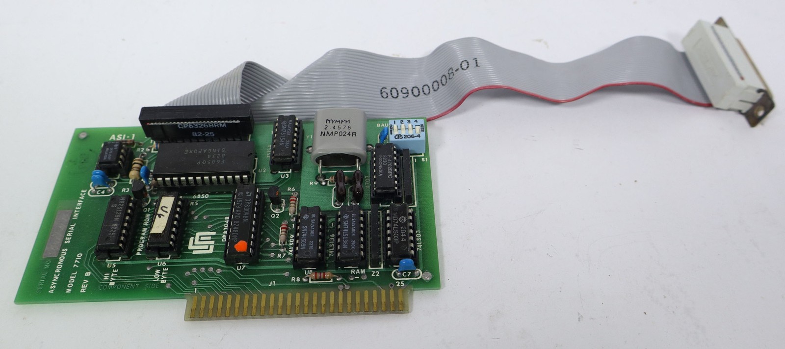 Asyncronous Serial Interface Model 7710 REV B for Apple II Computers - UNTESTED