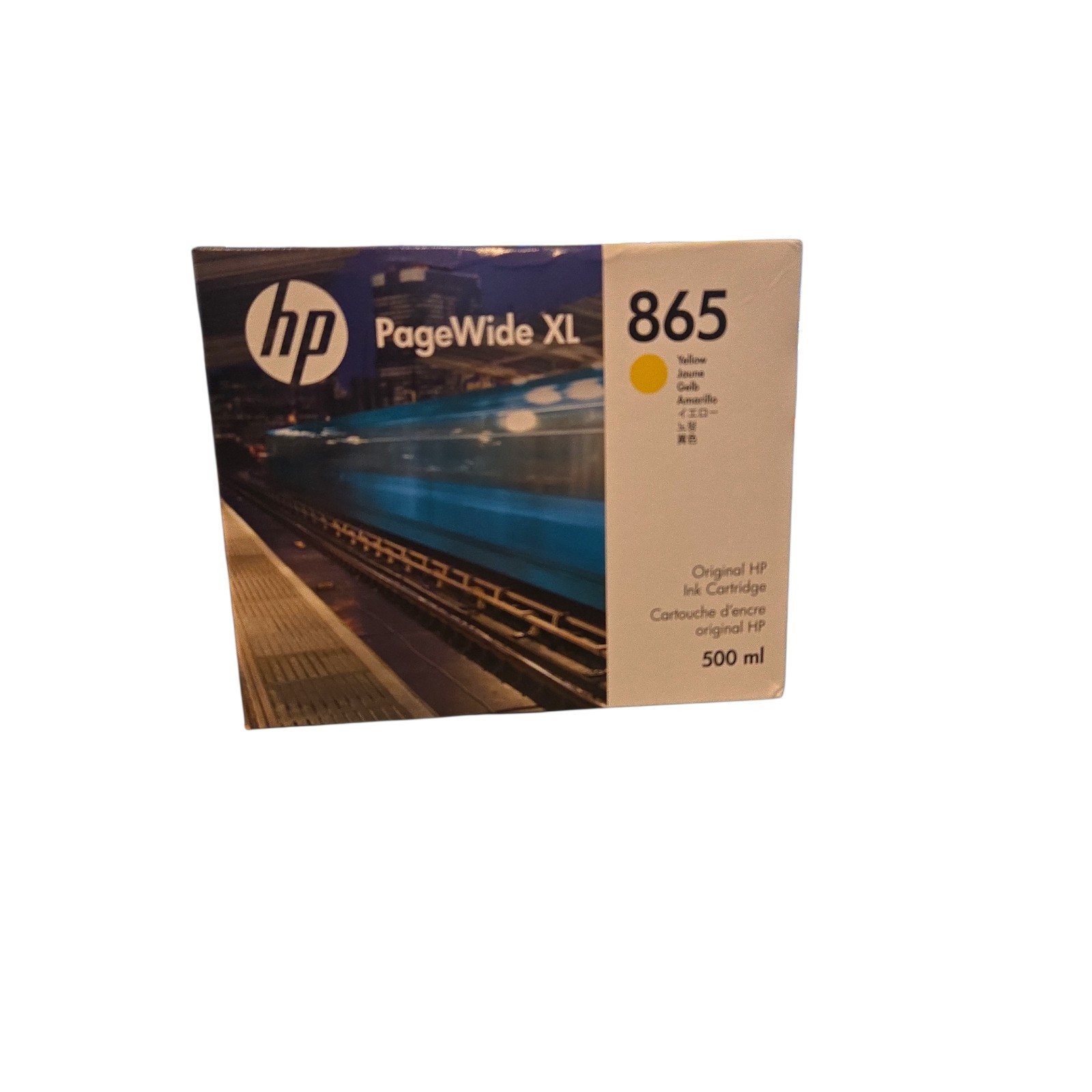HP 865M PageWide XL Yellow Ink, 500ml