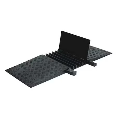 Checkers Gd5x125-Ada-B/B Cable Protector, 1-7/8 In H, 1-1/2 Ft L, 50 In W, 5