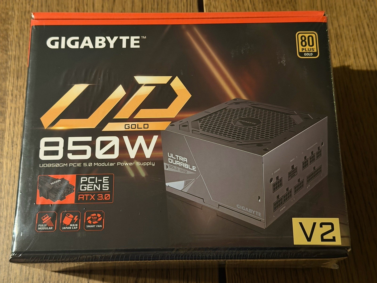 GIGABYTE GP-UD850GM PG5 Rev2.0 - PCIe5.0 850W Rev2.0, 80+ Gold PCIE 5.0
