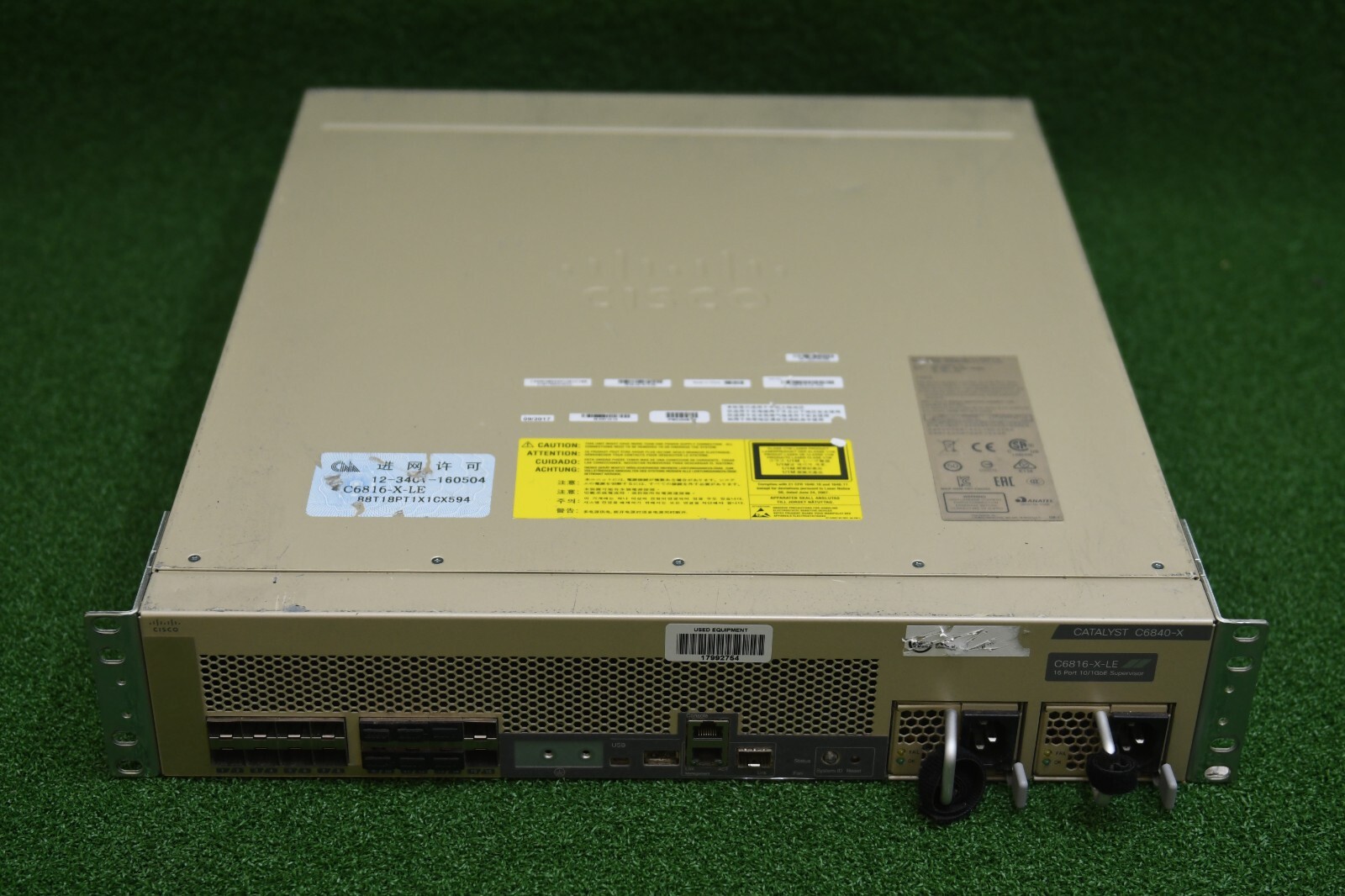 Cisco C6816-X-LE Catalyst Chassis 10 Gigabit Ethernet - 10GBase-X Modular