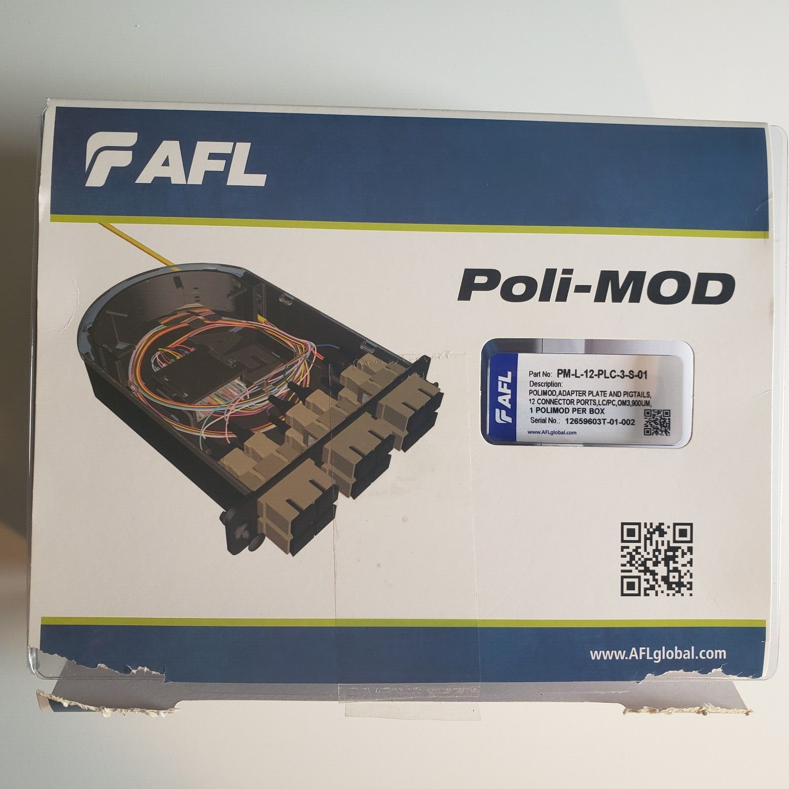 AFL POLY-MOD PATCH AND SPLICE MODULE, PM-L-12-PLC-3-S-01, NEW