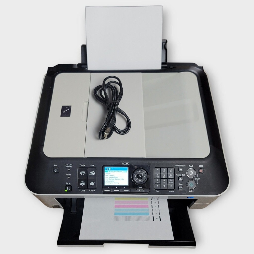 Canon PIXMA MX350 Inkjet Multifunction Desktop Color Printer & Photo Print