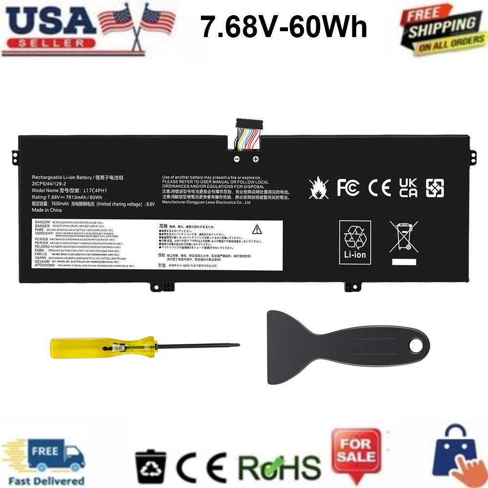 L17C4PH1 L17M4PH2 Laptop Battery for Lenovo Yoga 7Pro Pro-13IKB C930 C930-13IKB