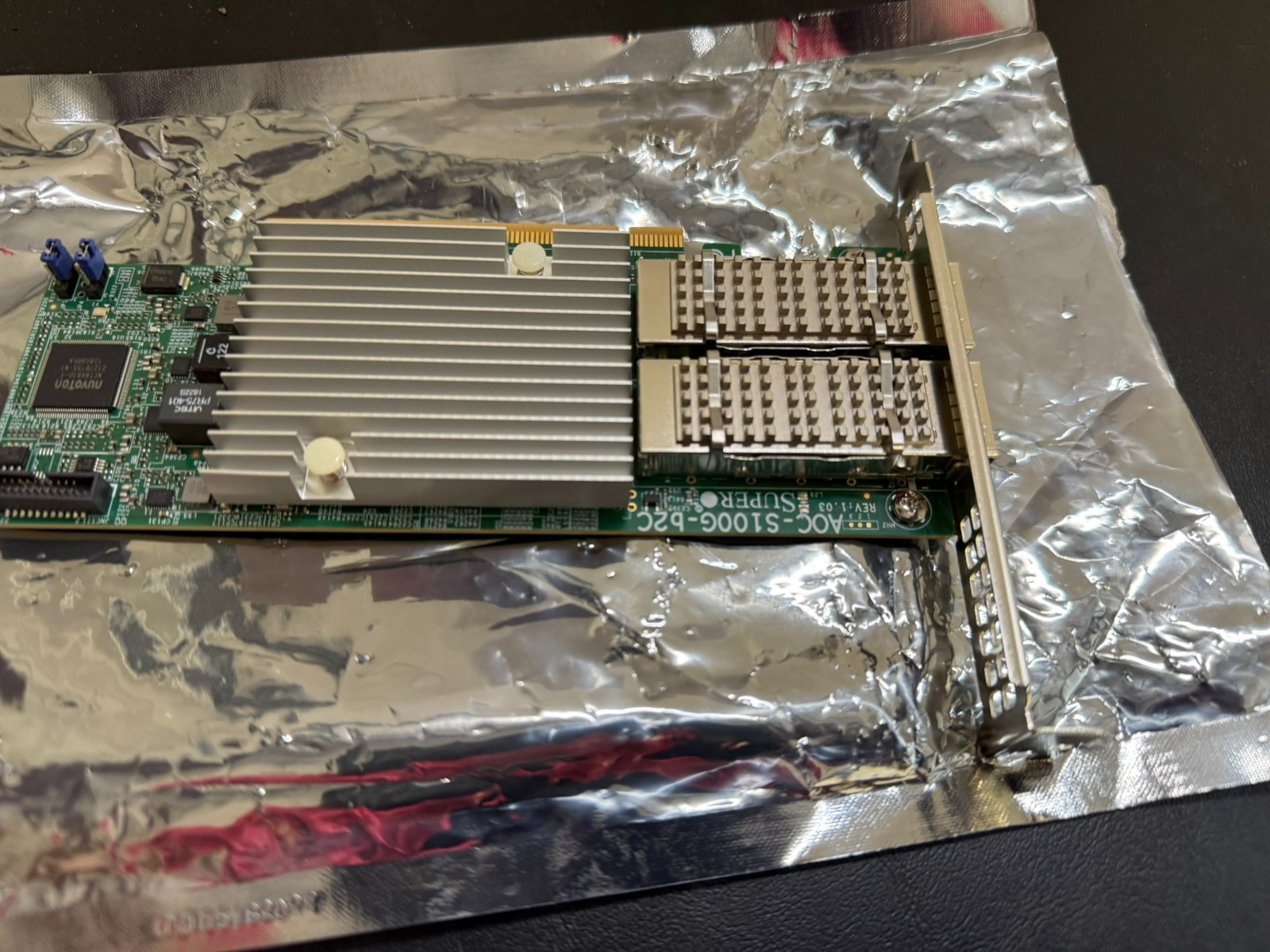 Supermicro AOC-S100G-b2C 100gbe PCi-E Dual Port Adapter