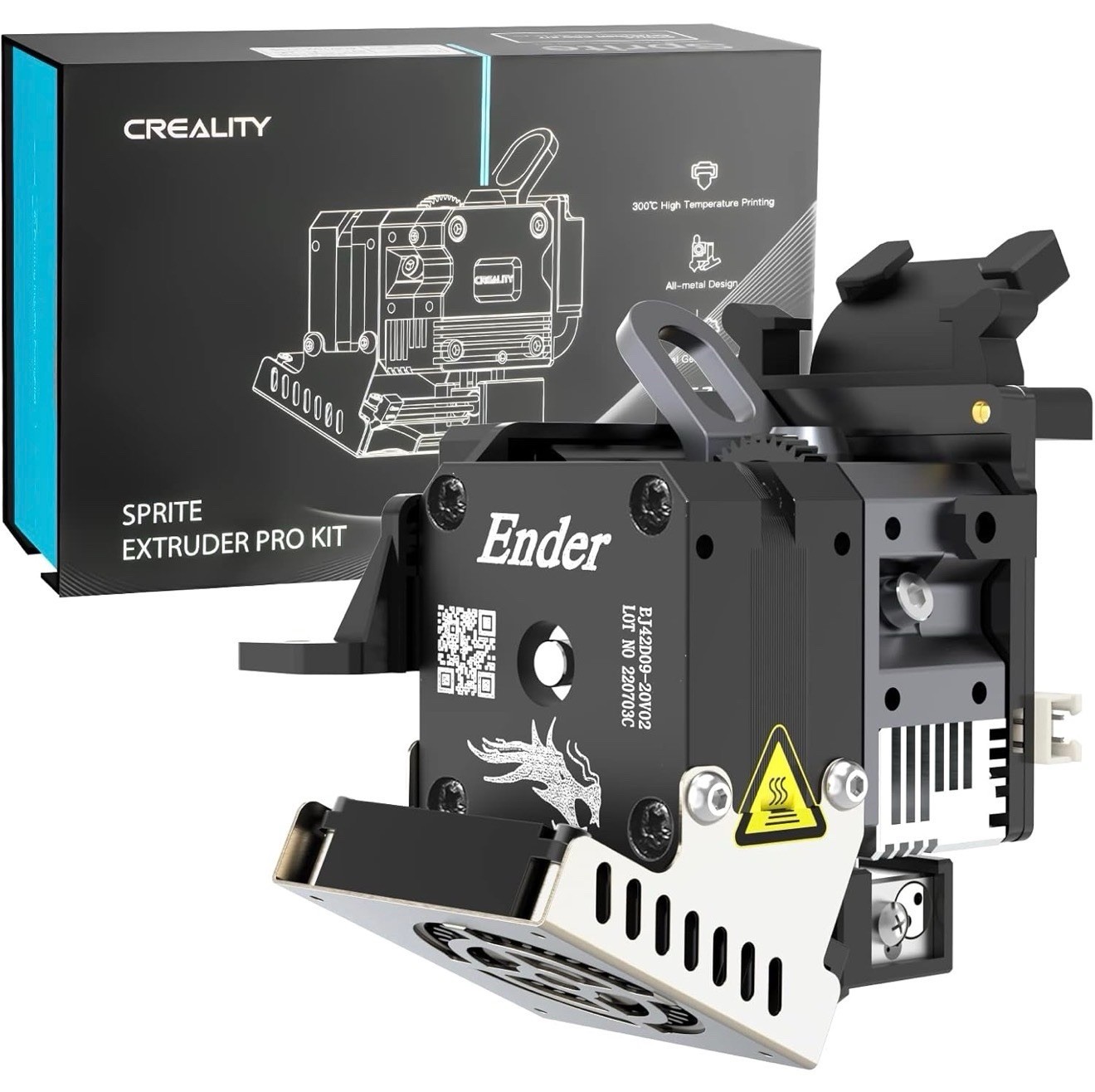 Creality Official Sprite Extruder Pro Kit，Support 300° High Temperature Print