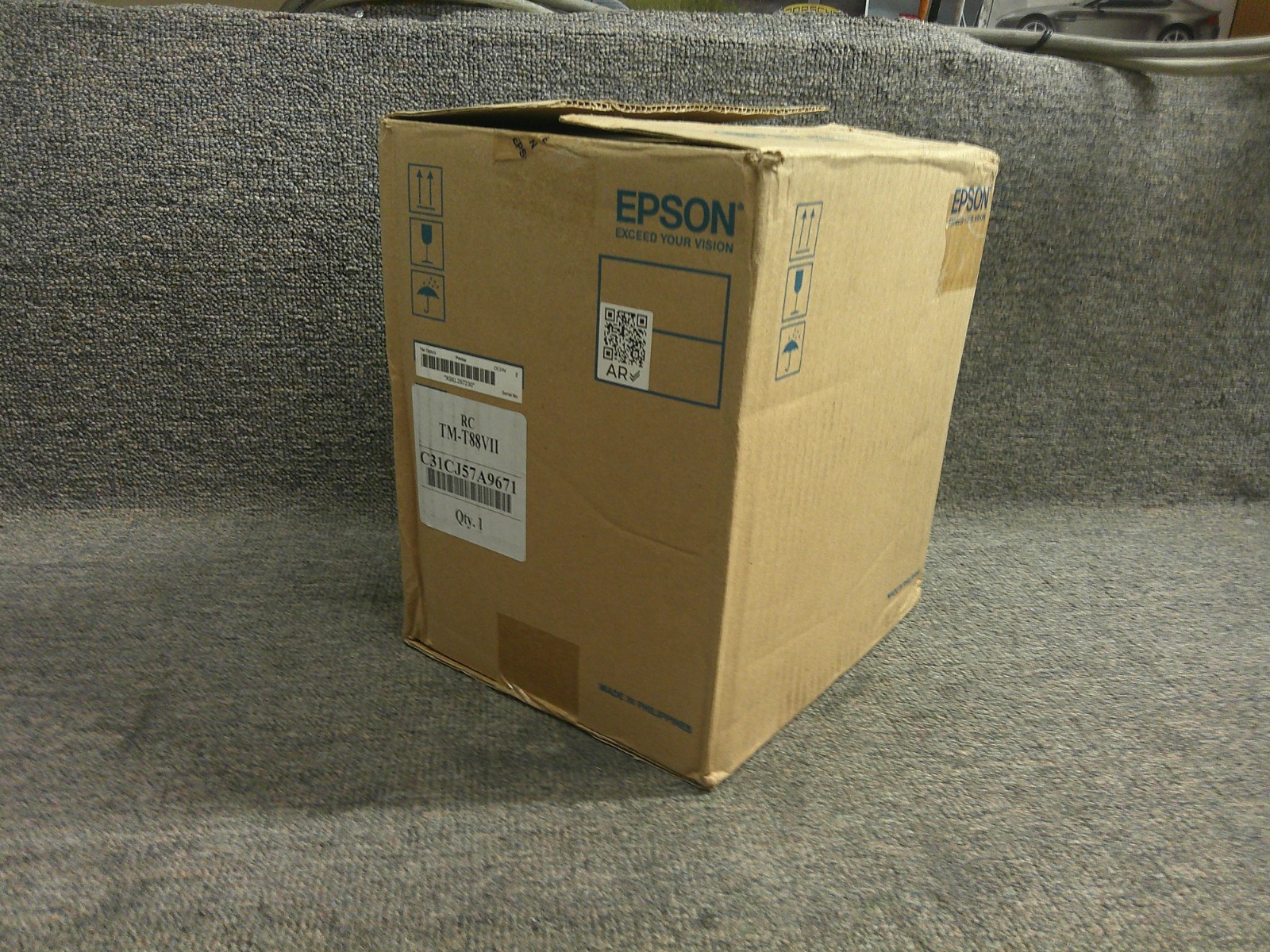 TM-T88VII Epson Direct Thermal POS Printer, USB and Ethernet