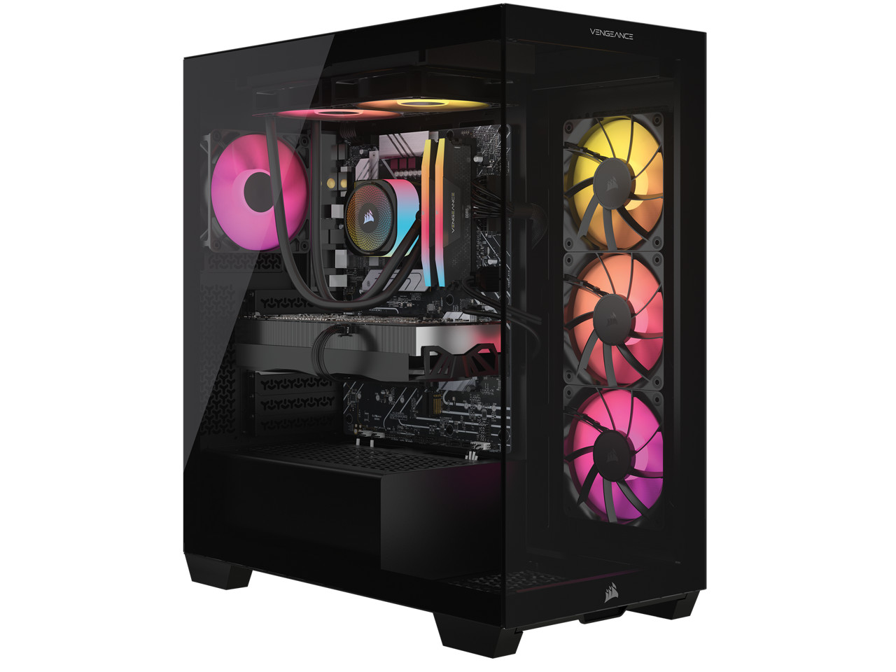 CORSAIR VENGEANCE i7600 Series Gaming PC - Liquid Cooled Intel Core Ultra 7 265K