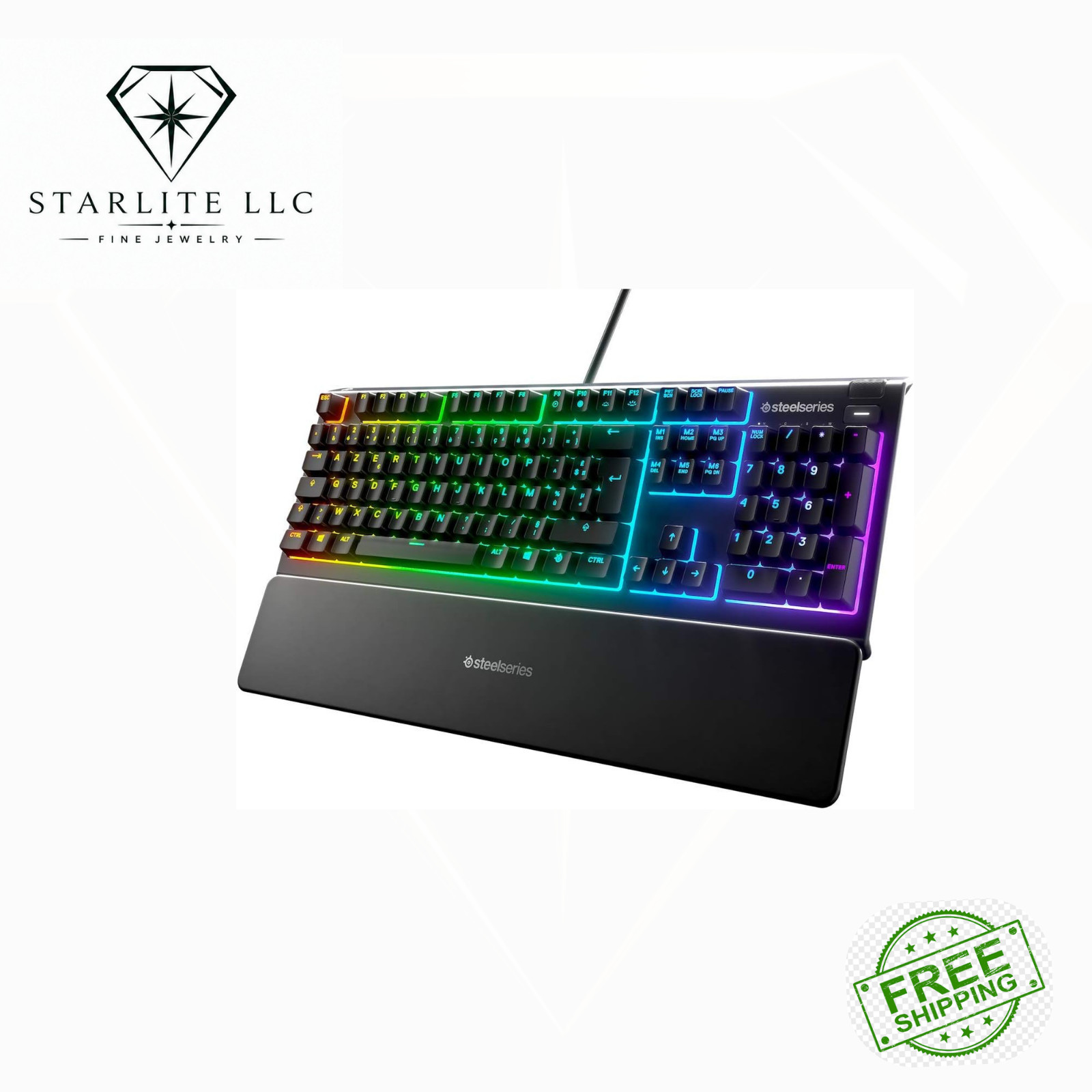 SteelSeries PERIPHERIQUE Gaming APEX 3 FR, 64799