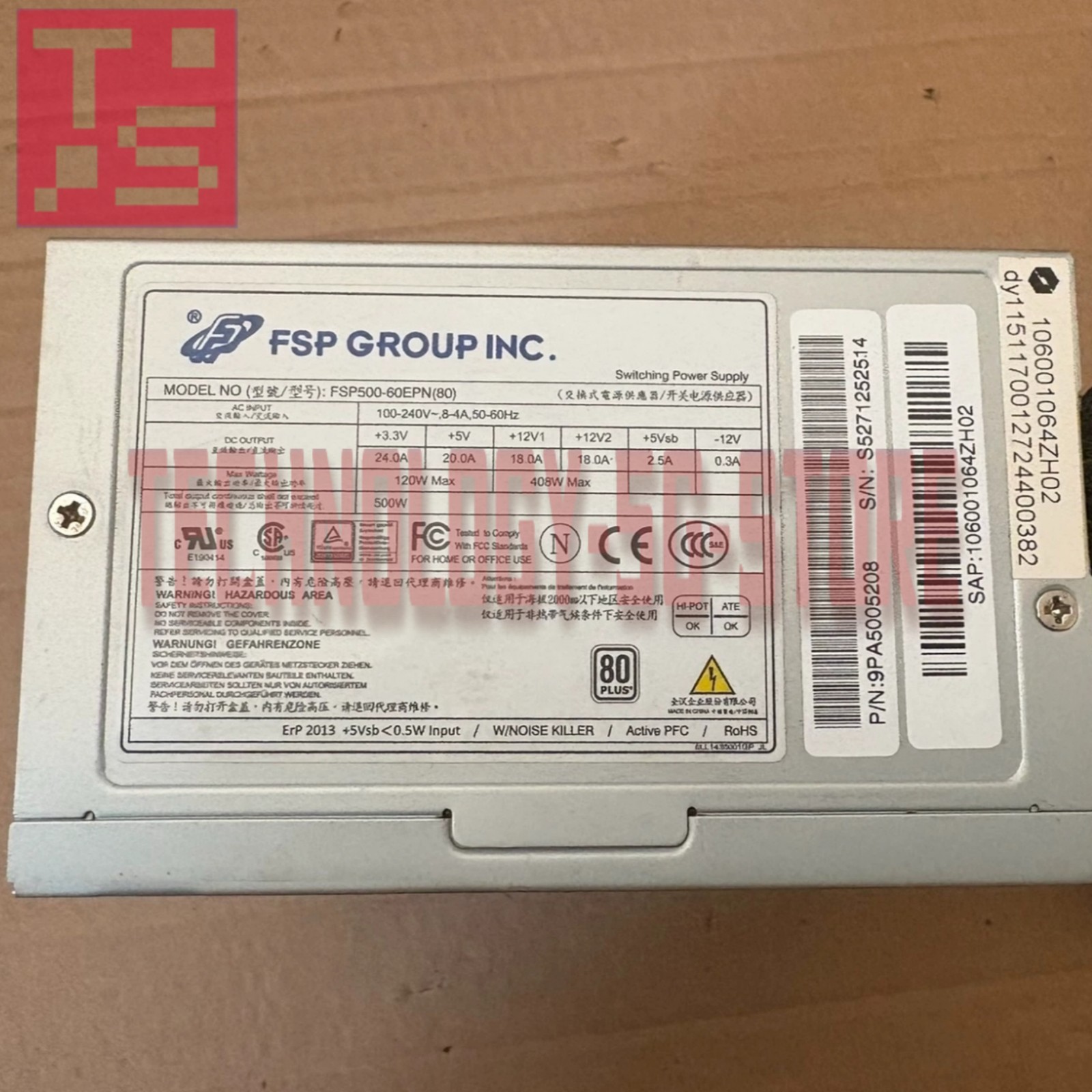 FSP FSP500-60EPN(80) Industrial control computer power supply# 1pcs New In Box