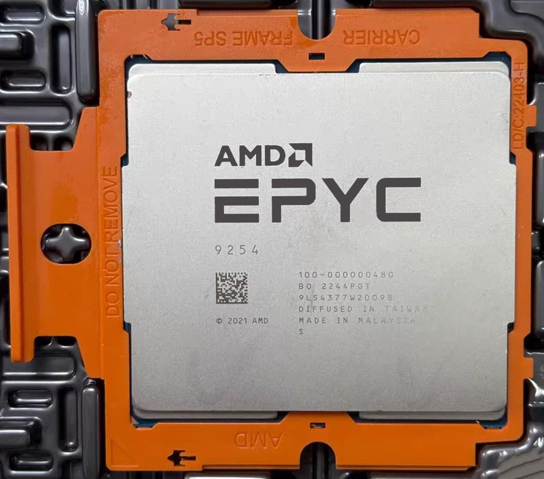 AMD EPYC Genoa 9254 CPU processor 2.9-4.15 GHz 24 core 48 threads128mb 200w