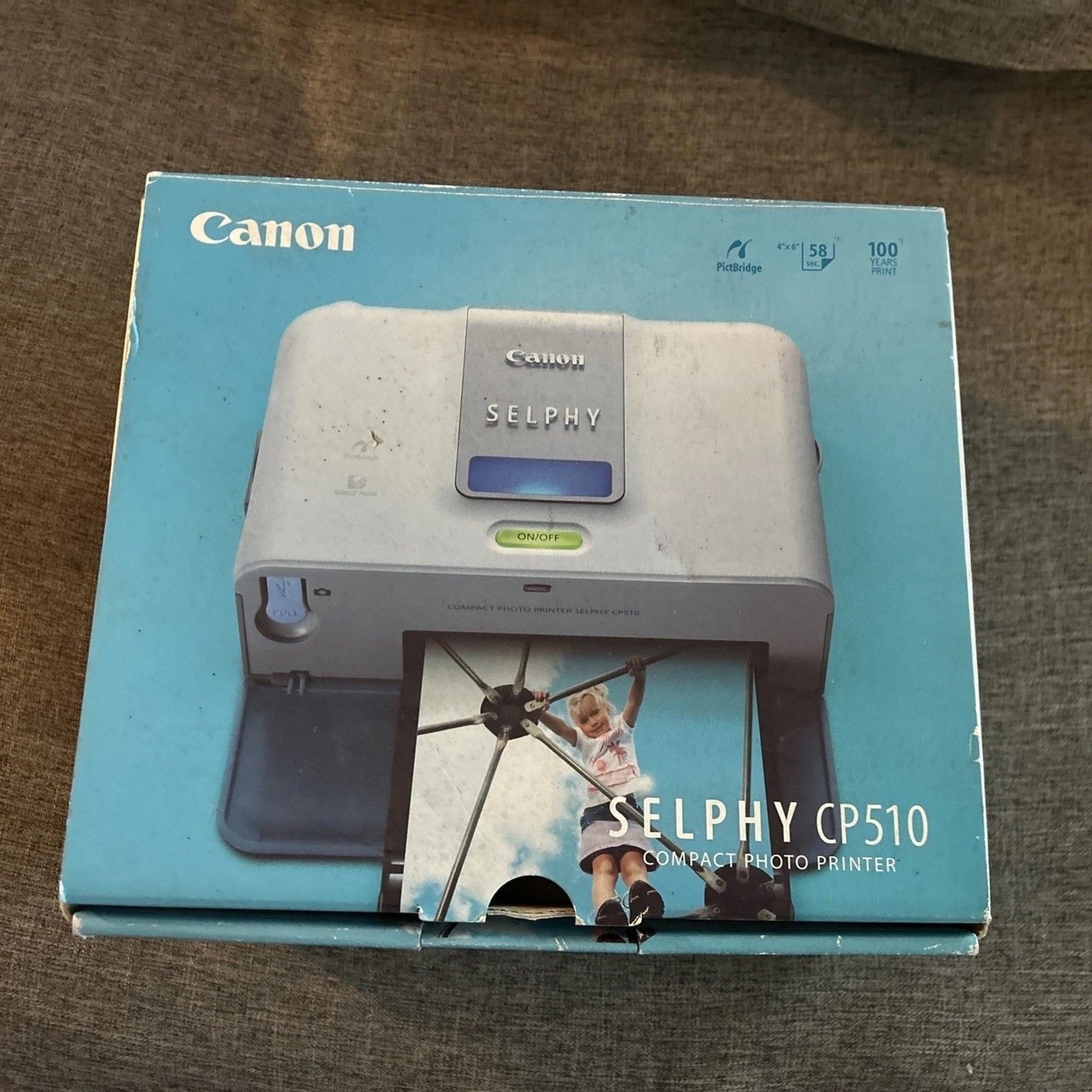 Canon Selphy CP510 Compact Photo Printer  4 x 6 Photos Open Box Unused